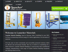 Tablet Screenshot of launchermaterials.com